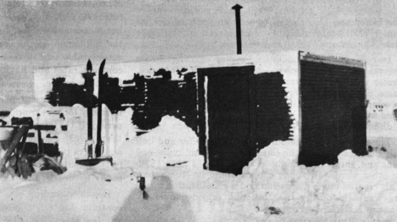 The real Antarctic dairy, tucked beneath the snow and ice.